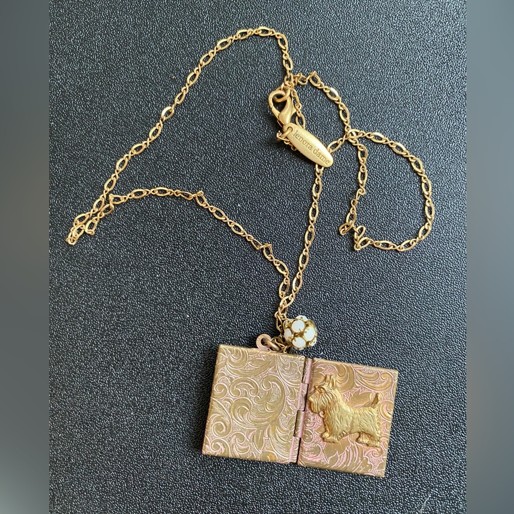Lenora Dame Scottie Locket Necklace